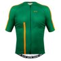 Camisa de Ciclismo SportXtreme Toronto Slim Verde e Laranja