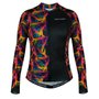 Camisa de Ciclismo SportXtreme Trace Slim Manga Longa Feminina Preta