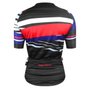Camisa de Ciclismo SportXtreme USA Slim Feminina Preta e Vermelha