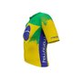Camisa de Ciclismo Marcio May Sport Brasil Verde e Amarelo