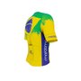 Camisa de Ciclismo Marcio May Sport Brasil Verde e Amarelo