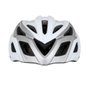 Capacete de Ciclismo Absolute Wild Flash USB Branco e Prata