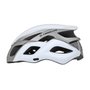 Capacete de Ciclismo Absolute Wild Flash USB Branco e Prata