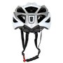 Capacete de Ciclismo Absolute Wild Flash USB Branco e Prata