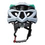 Capacete de Ciclismo Absolute Luna Led Branco e Verde
