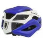 Capacete de Ciclismo Absolute Wild Flash USB Branco e Azul