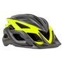 Capacete de Ciclismo Absolute Wild Flash USB Cinza e Amarelo