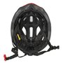 Capacete de Ciclismo Absolute Wild Flash USB Preto e Vermelho