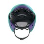 Capacete de Ciclismo Abus Gamechanger Triathlon Flip Flop Roxo e Preto