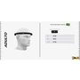 Capacete de Ciclismo Abus MTB 2.0 Led Branco
