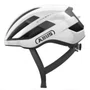 Capacete de Ciclismo Abus WingBack Branco Brilhante