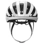 Capacete de Ciclismo Abus WingBack Branco Brilhante