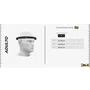 Capacete de Ciclismo Fizik Kudo Led Mips Branco