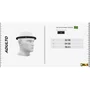 Capacete de Ciclismo IMS Racing Adventure Preto e Branco