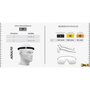 Capacete de Ciclismo IMS Racing Ellite + Óculos Atrio Attack Silver Chrome