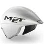 Capacete de Ciclismo Met Aero Drone Wide Body II Branco