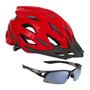 Capacete de Ciclismo Safety Labs Piste + Óculos de Ciclismo Atrio Attack