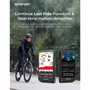 Ciclocomputador com GPS Igpsport Binavi Bundle + Farol VS800 + Sinalizador SR MIni