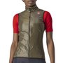 Colete de Ciclismo Corta Vento Castelli Aria Feminino Marrom