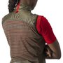 Colete de Ciclismo Corta Vento Castelli Aria Feminino Marrom