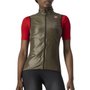 Colete de Ciclismo Corta Vento Castelli Aria Feminino Marrom