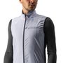 Colete de Ciclismo Corta Vento Castelli Squadra Stretch Cinza