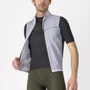 Colete de Ciclismo Corta Vento Castelli Squadra Stretch Cinza