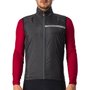 Colete de Ciclismo Corta Vento Castelli Squadra Stretch Preto