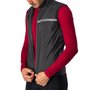 Colete de Ciclismo Corta Vento Castelli Squadra Stretch Preto