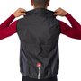 Colete de Ciclismo Corta Vento Castelli Squadra Stretch Preto