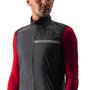 Colete de Ciclismo Corta Vento Castelli Squadra Stretch Preto