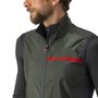 Colete de Ciclismo Corta Vento Castelli Squadra Stretch Verde