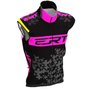 Colete de Ciclismo Corta Vento ERT Team Feminino Preto