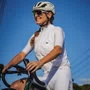 Colete de Ciclismo Corta Vento Marcio May Pro II Feminino Branco