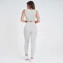 Conjunto Fitness Marcio May Top + Legging Firenze Cinza
