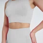 Conjunto Fitness Marcio May Top + Legging Firenze Cinza