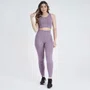 Conjunto Fitness Marcio May Top + Legging Firenze Rosa