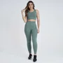 Conjunto Fitness Marcio May Top + Legging Firenze Verde