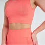 Conjunto Fitness Marcio May Top + Legging Romilla Laranja