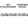Kit Corrente de Bicicleta Rontek Padrão Shimano HG54 10 vel 2 Unidades