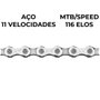 Kit Corrente de Bicicleta Rontek Padrão Shimano HG601 11 vel 2 Unidades