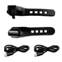 Farol de Bicicleta Elleven Super USB 700 Lúmens + Sinalizador USB 20 Lúmens