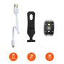 Farol de Bicicleta Leão Led USB 300 Lúmens + Sinalizador Traseiro Atrio Led USB 20 Lúmens