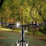 Farol de Bicicleta Leão Led USB 300 Lúmens + Sinalizador Traseiro Atrio Led USB 20 Lúmens