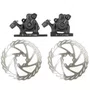 Freio de Bicicleta Jak Absolute Road Flat Mount Dianteiro e Traseiro com Disco
