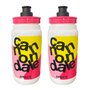 Garrafa de Ciclismo Elite Fly Team Ef Pro Cycling 550ml 2 Unidades