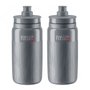 Garrafa de Ciclismo Elite Fly Tex Cinza 550ml 2 Unidades