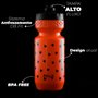 Garrafa de Ciclismo Hupi Pullo Nuoli Laranja 600ml