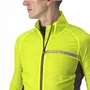 Jaqueta de Ciclismo Corta Vento Castelli Squadra Stretch Amarelo