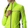 Jaqueta de Ciclismo Corta Vento Castelli Squadra Stretch Feminina Amarela